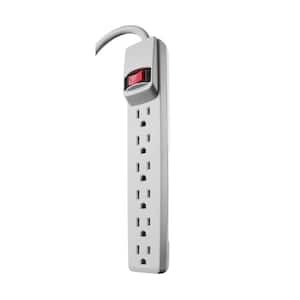 2 ft. 6-Outlet Power Strip with Overload Protection