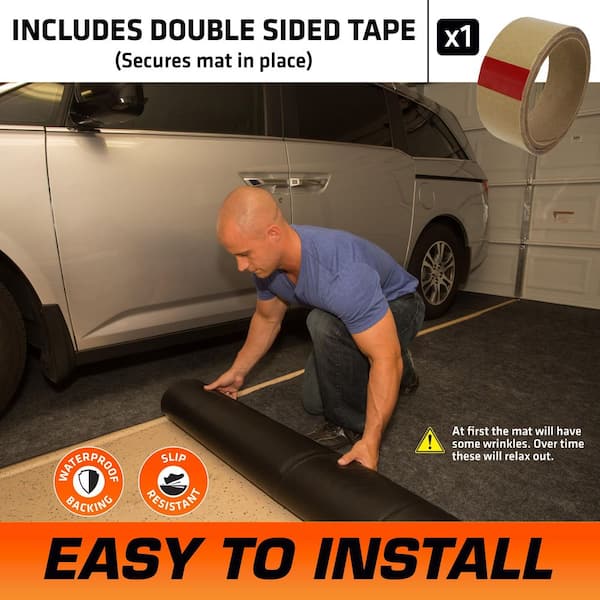 Garage floor rain mat Roll car Mat Water-resistant & Anti-slip carpet  Backing 
