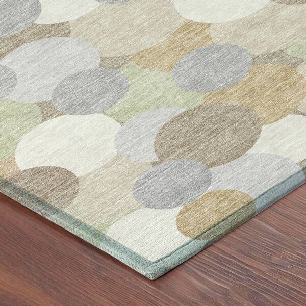 Chantille Machine Washable Indoor/Outdoor Abstract ACN2450 Ivory 3 ft. x 5 ft. Area Rug