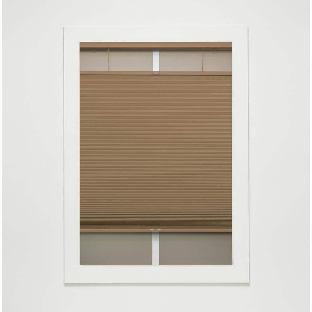 Perfect Lift Window Treatment CuttoWidth Latte Cordless Blackout Eco