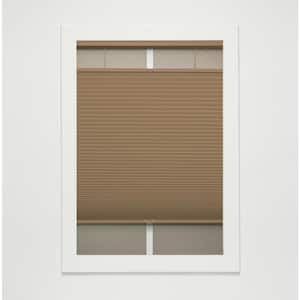 Cut-to-Width Latte Cordless Top Down Bottom Up Blackout Eco Polyester Cellular Shade 63 in. W x 72 in. L