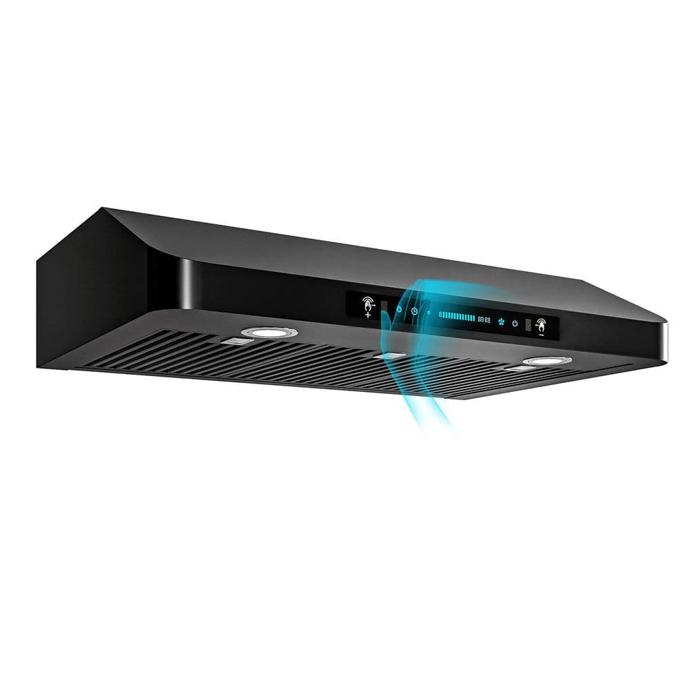 36 in. 900 CFM Ducted Under Cabinet Gesture Control Range Hood in Black Stainless with 2-LED Lights price history on PriceWatchPro