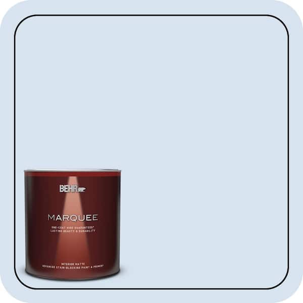 BEHR MARQUEE 1 qt. #PPL-23 Blooming Aster Matte Interior Paint & Primer