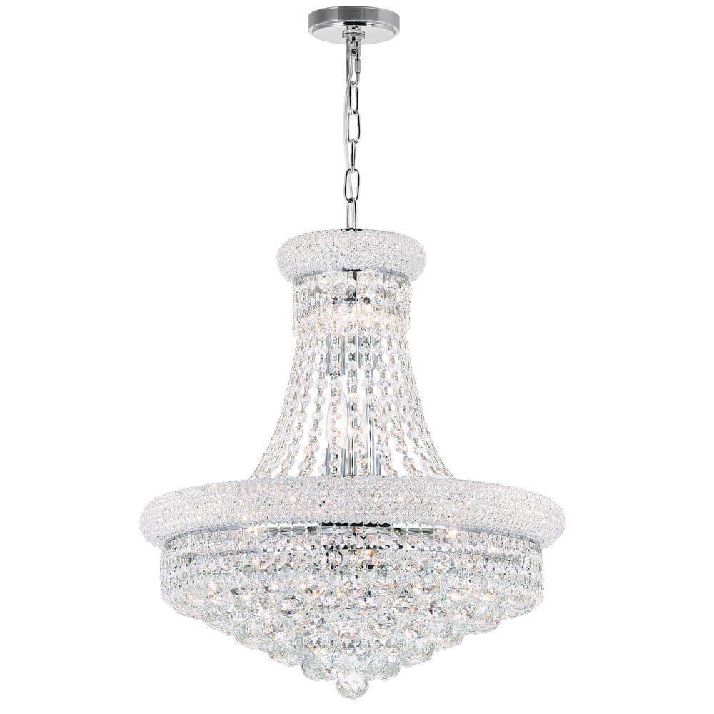 Empire 14-Light Down Chandelier With Chrome Finish price history on PriceWatchPro