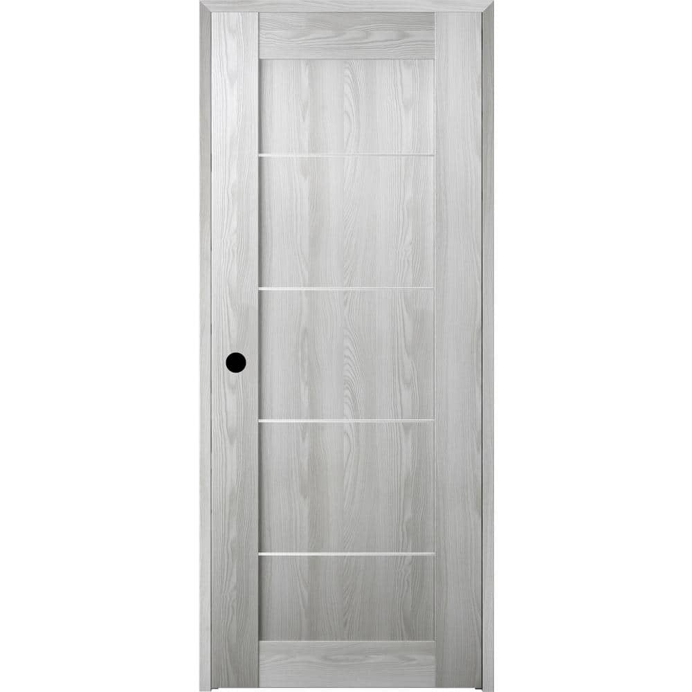 Vona 30 in. x 80 in. Right-Handed Solid Core Ribeira Ash TexturedWood Single Prehung Interior Door price history on PriceWatchPro