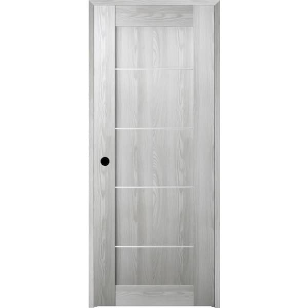 Belldinni Vona 30 in. x 80 in. Right-Handed Solid Core Ribeira Ash TexturedWood Single Prehung Interior Door
