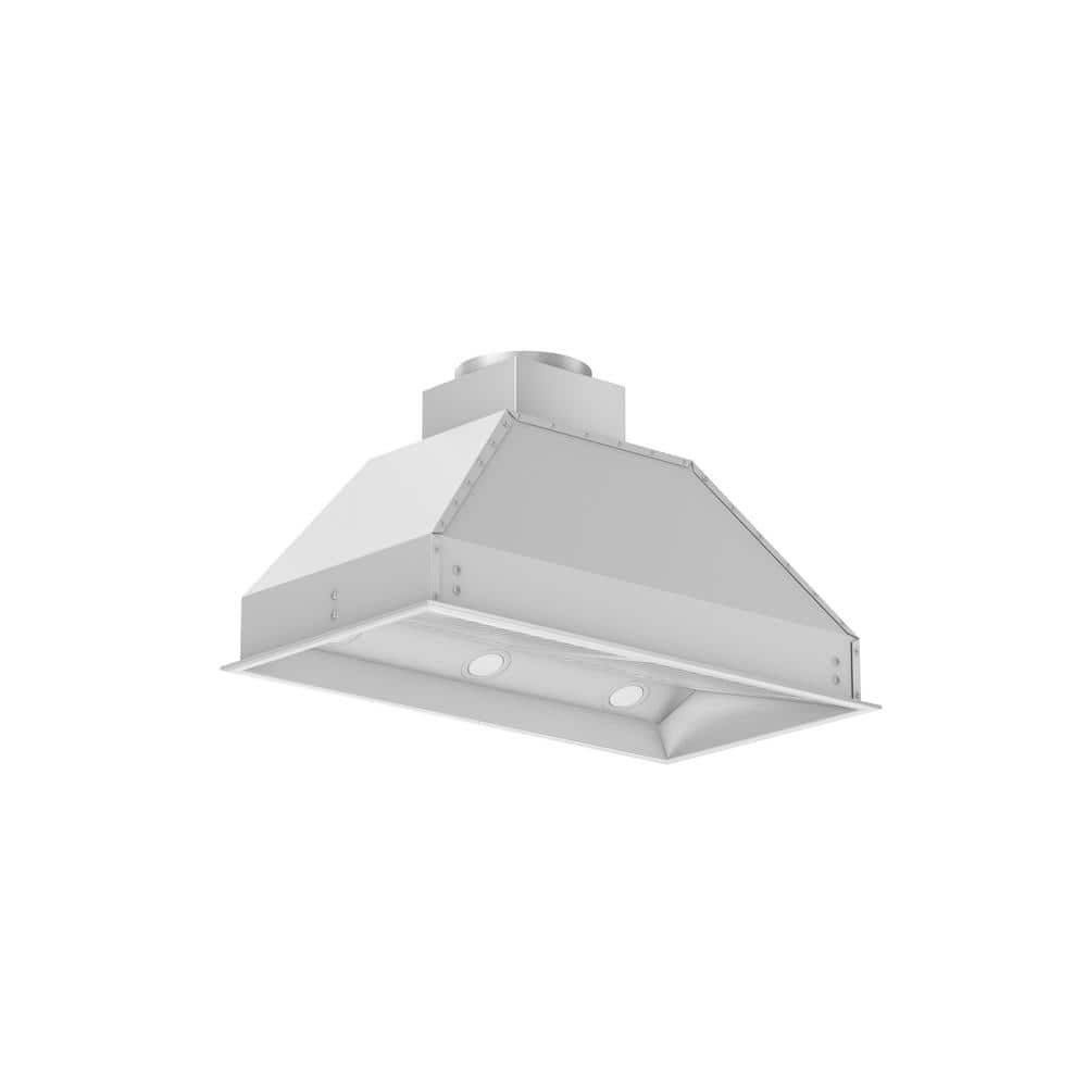 34" Stainless Steel Insert Range Hood with 4-Speed Motor
