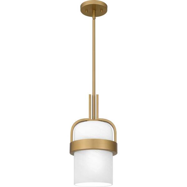 Quoizel Duval 1 light Aged Brass Mini Pendant Light