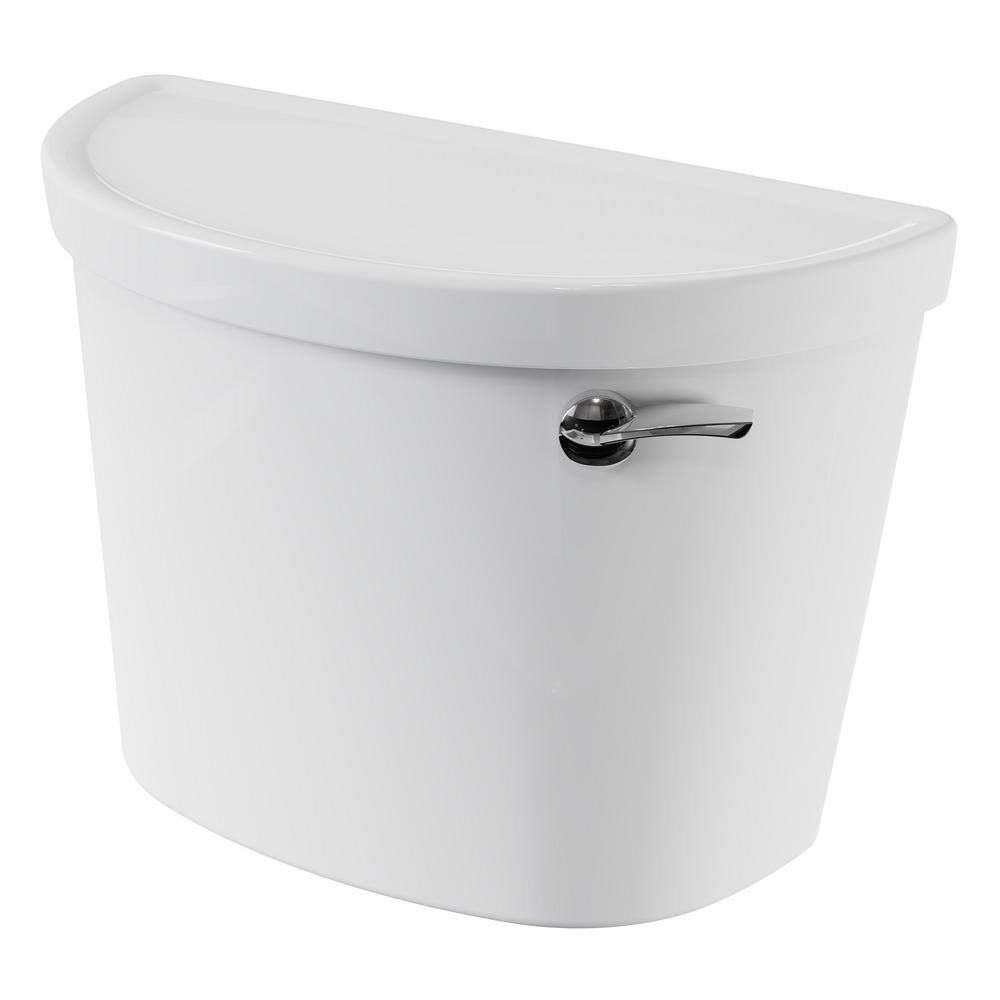 White Ceramic Right-Hand Trip Lever Toilet Tank