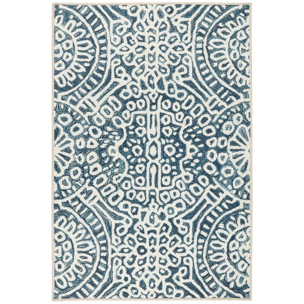 Temple Machine Washable Ink 3 ft. x 5 ft. Indoor Area Rug price history on PriceWatchPro