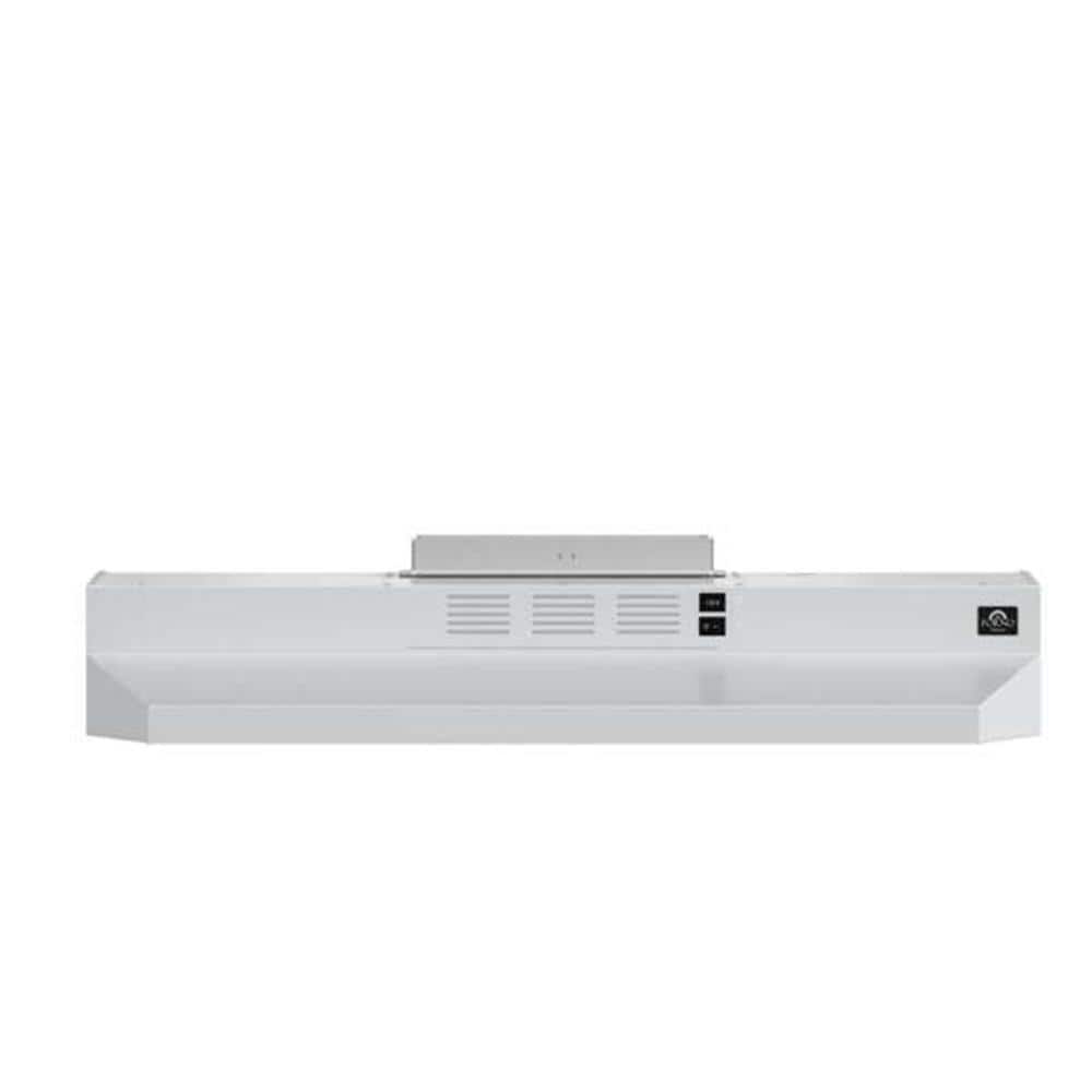 Cappa 30 in. Under Cabinet Range Hood in White, 200 CFM, Convertible