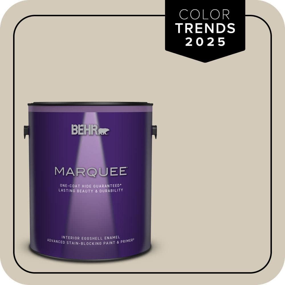 1 gal. Designer Collection #DC-010 Even Better Beige Eggshell Enamel Interior Paint & Primer price history on PriceWatchPro