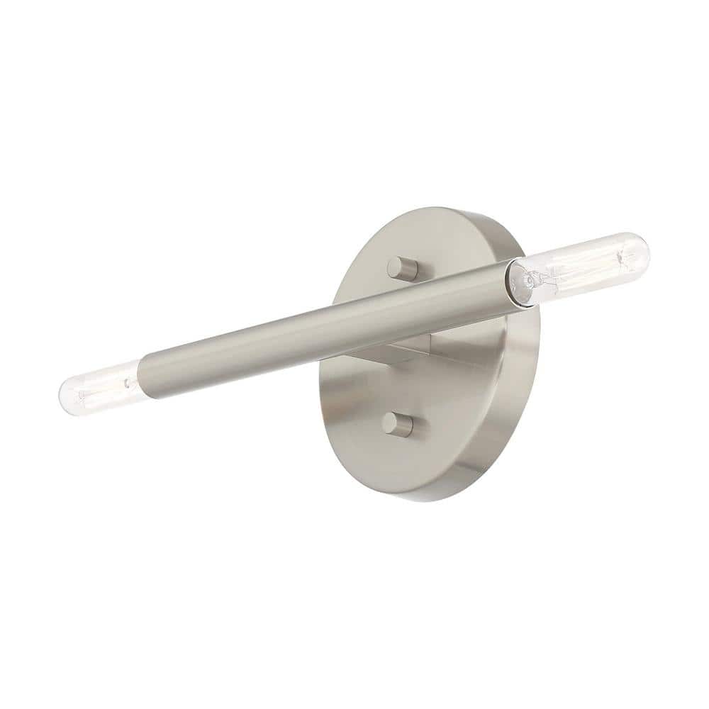 Copenhagen Brushed Nickel Industrial Wall Sconce