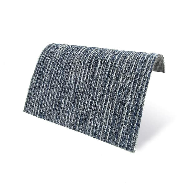 _Fot フォート square shrink crepe［blue gray］ Aladdin Merrick Brook - Space - Blue Commercial 24 x 24 in