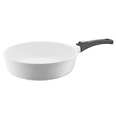Vario Click Pearl 6 qt. Cast Aluminum Ceramic Nonstick Saute Pan in White