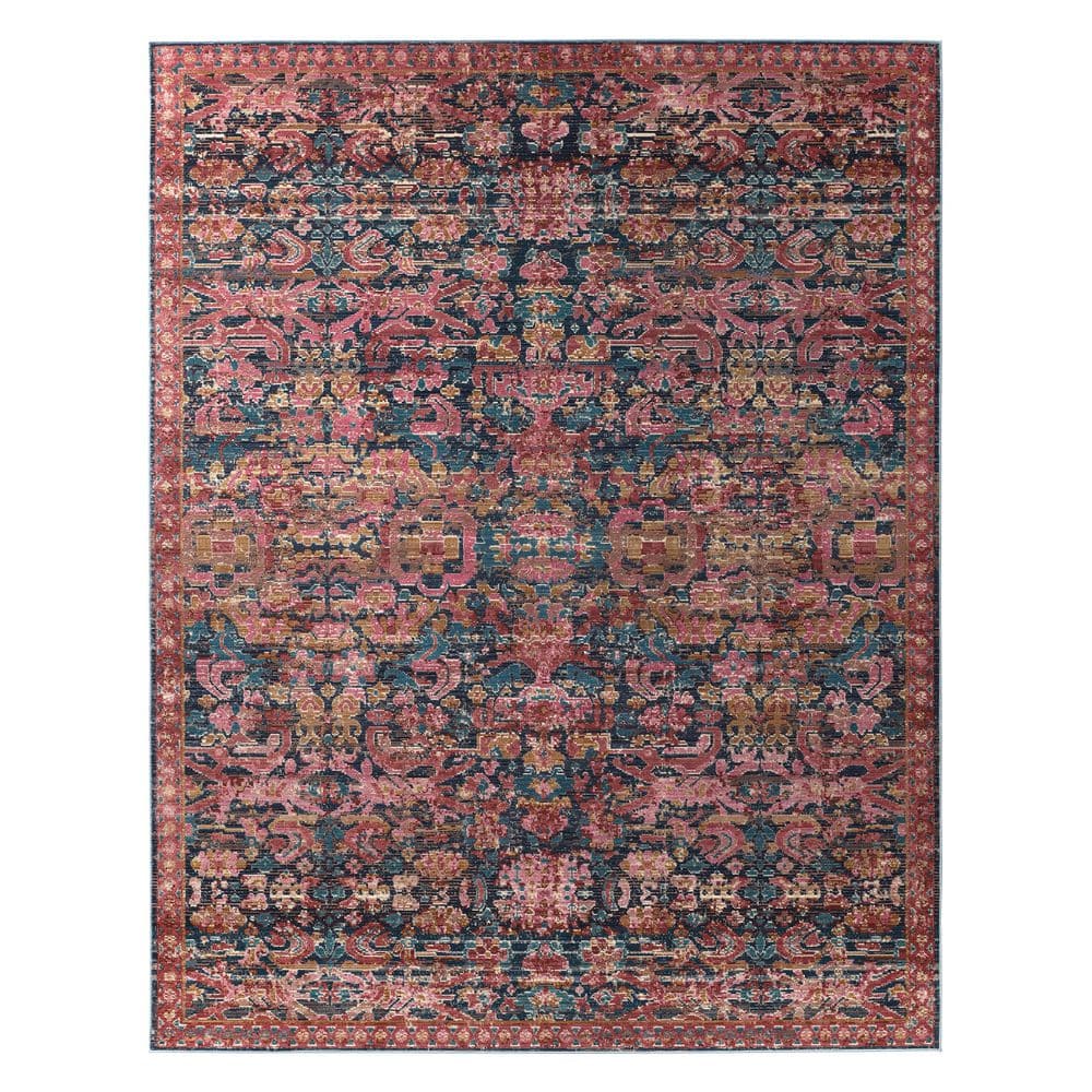 Swoon Pink/Blue 5 ft. X 7 ft.3 in. Oriental Rectangle Area Rug price history on PriceWatchPro