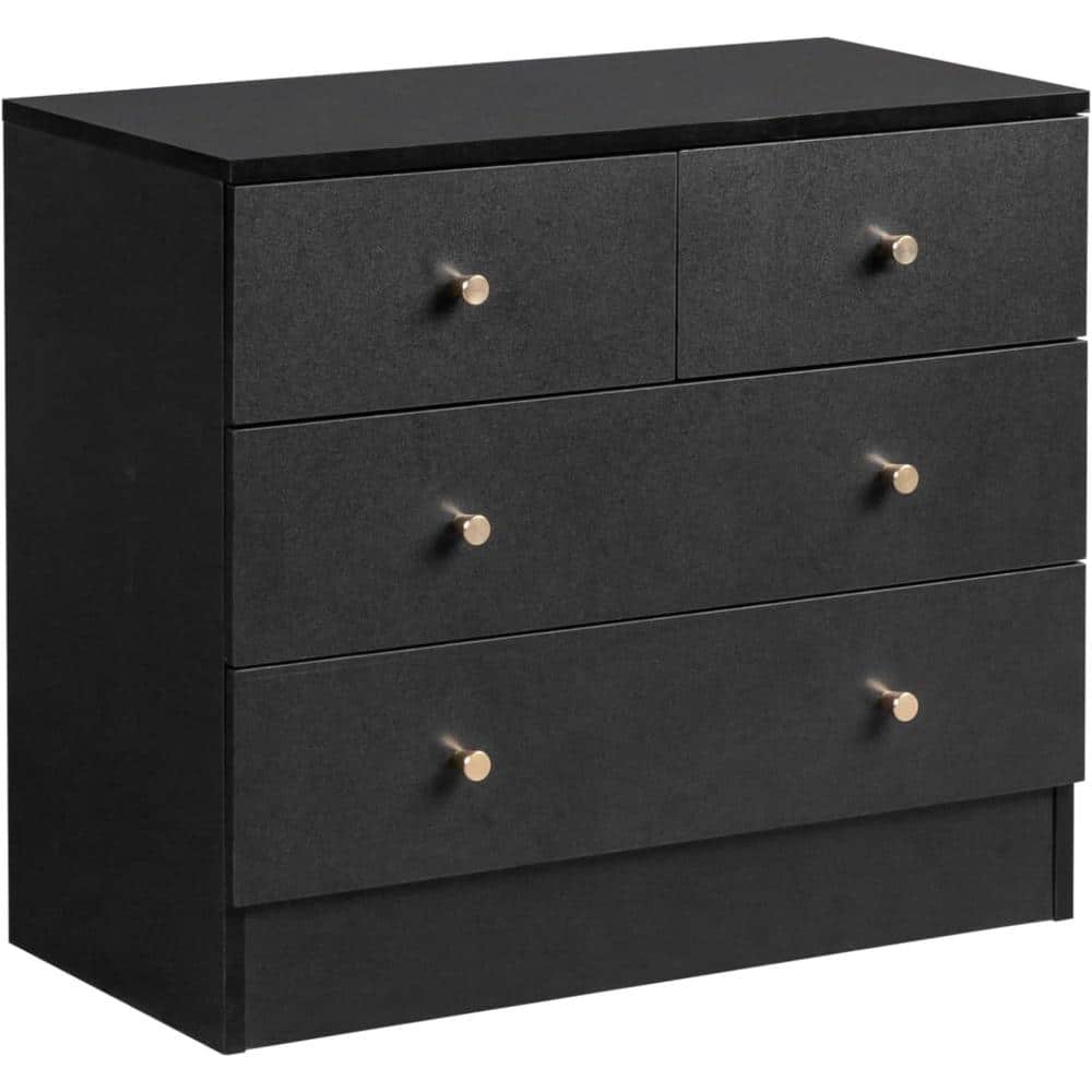 25.98 in. W x 22.64 in. H Rectangular Wood Medicine Cabinet without Mirror in Black White 4 Drawer Dresser price history on PriceWatchPro