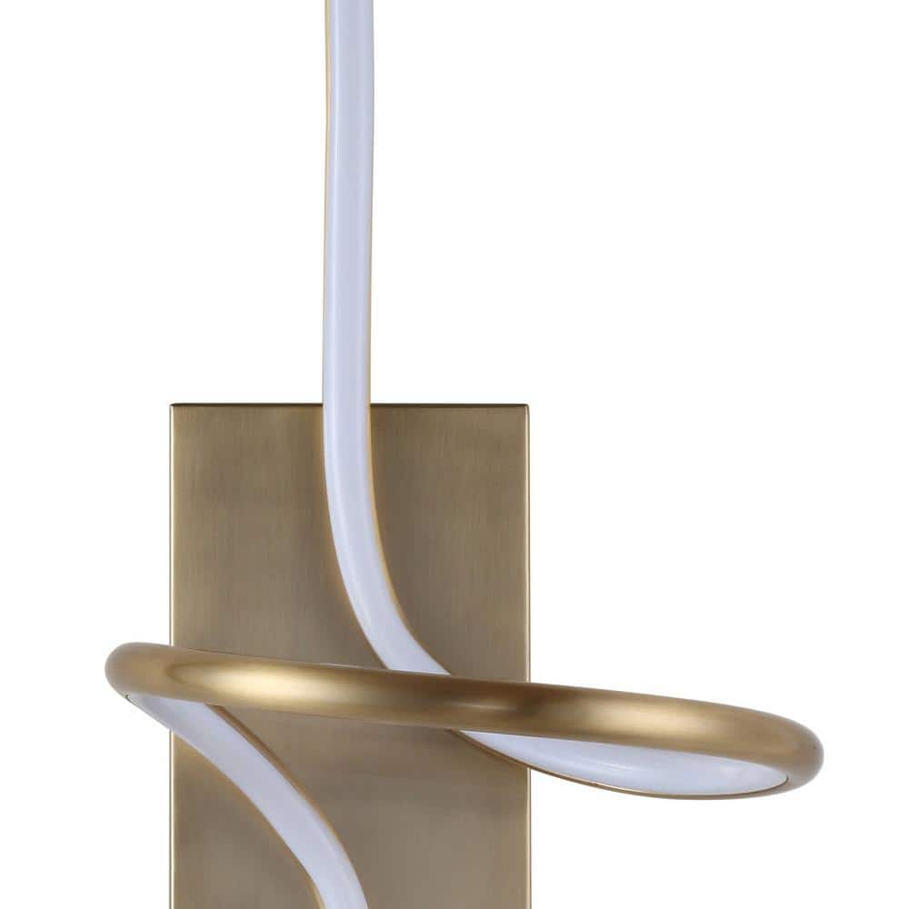 Sketch Minimalist Glam 23.5" Gold Integrated LED Vanity Sconce