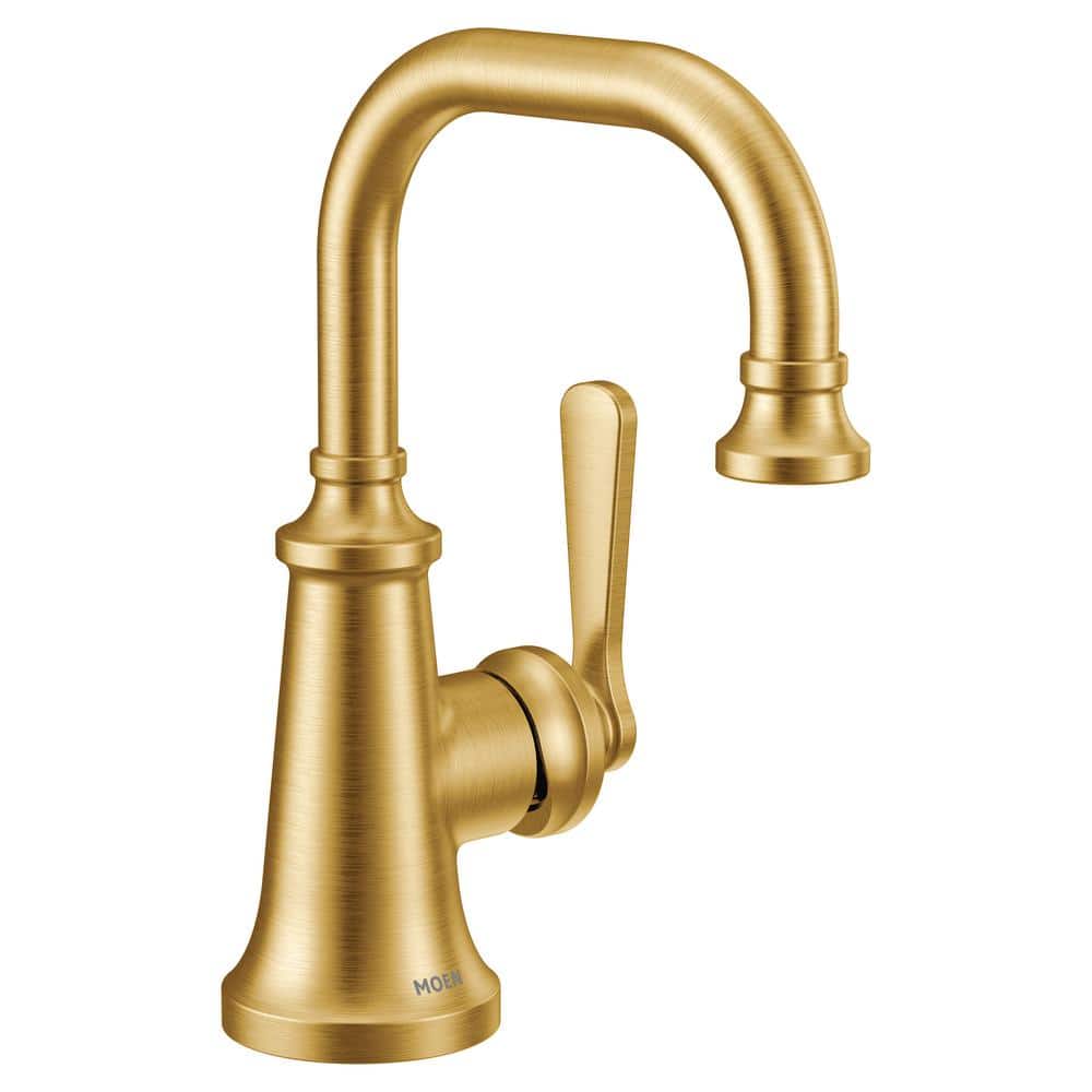 UPC 026508310458 product image for Colinet Single Hole One-Handle Traditional Bathroom Sink Faucet in Brushed Gold | upcitemdb.com