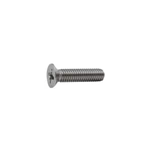 M6-1.0 x 25 mm Phillips Flat Head Stainless Steel Machine Screw