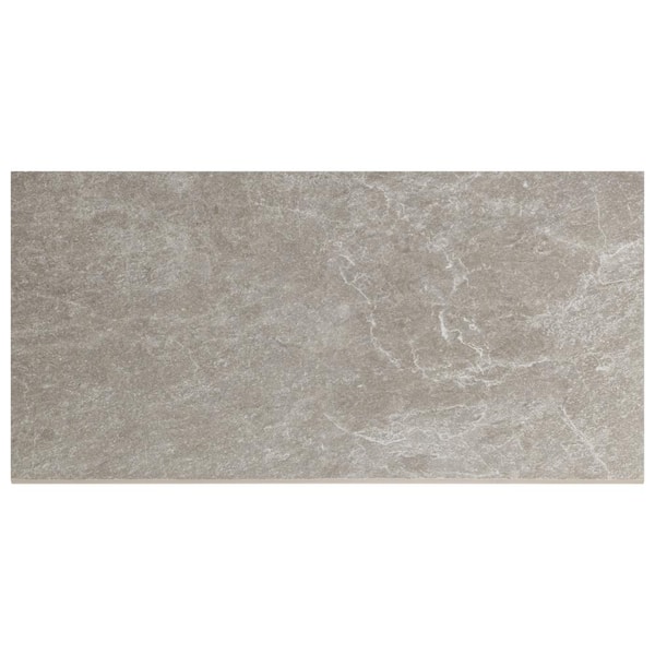 Ivy Hill Tile LithoTech 11.81 in. x 23.62 in. x 0.78 in. Greige Beige Matte Porcelain Floor Pool Coping Tile (1.93 sq. ft./Each)