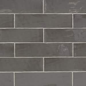 Catalina Driftwood 3 in. x 12 in. x 8 mm Polished Ceramic Subway Wall Tile (10.76 sq.ft./case)