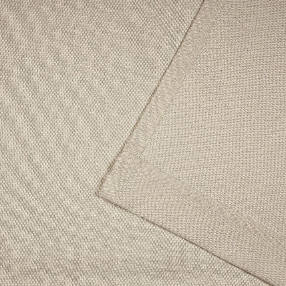 Natural Light-Filtering Polyester Tab Top Curtain Panels for Outdoor Use