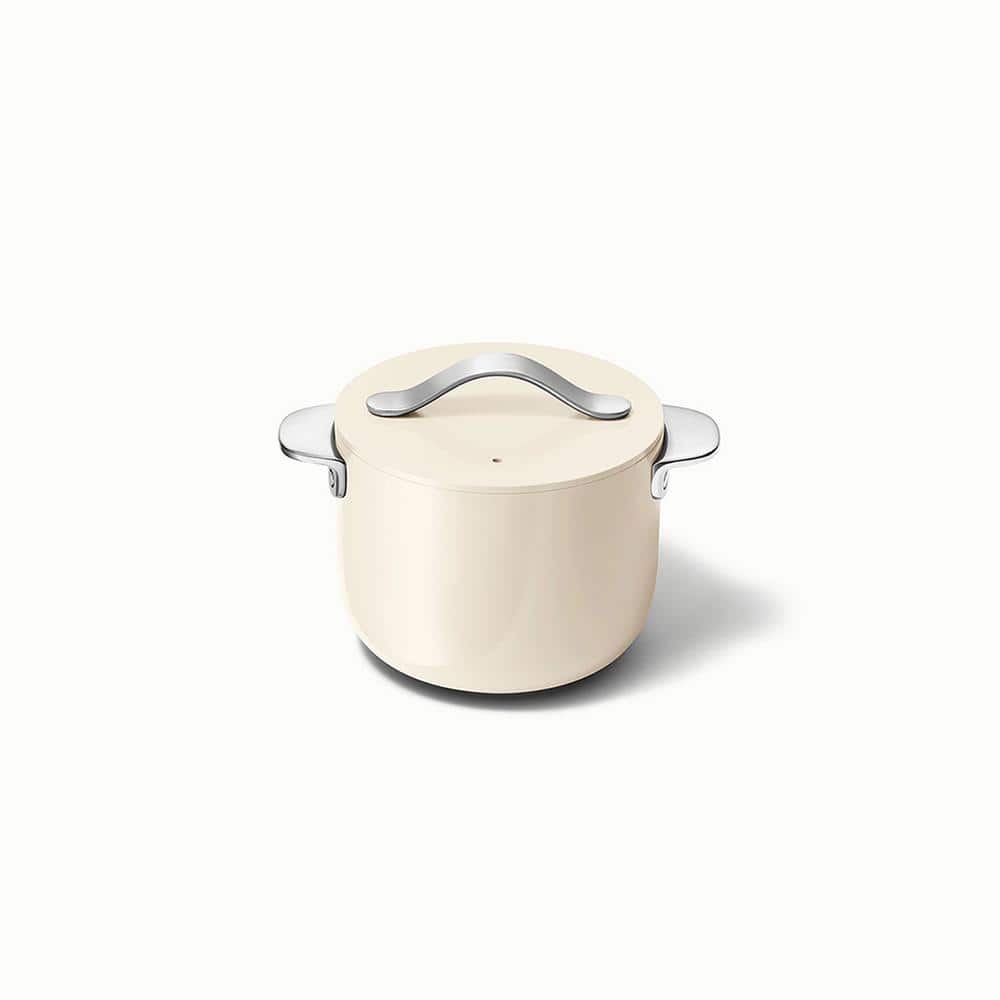 Cookware+ Petite 2 qt. Cream Ceramic Nonstick Soup Pot with Lid price history on PriceWatchPro