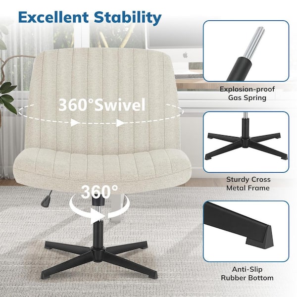 WONDER COMFORT Fabric Seat Adjustable Height Ergonomic