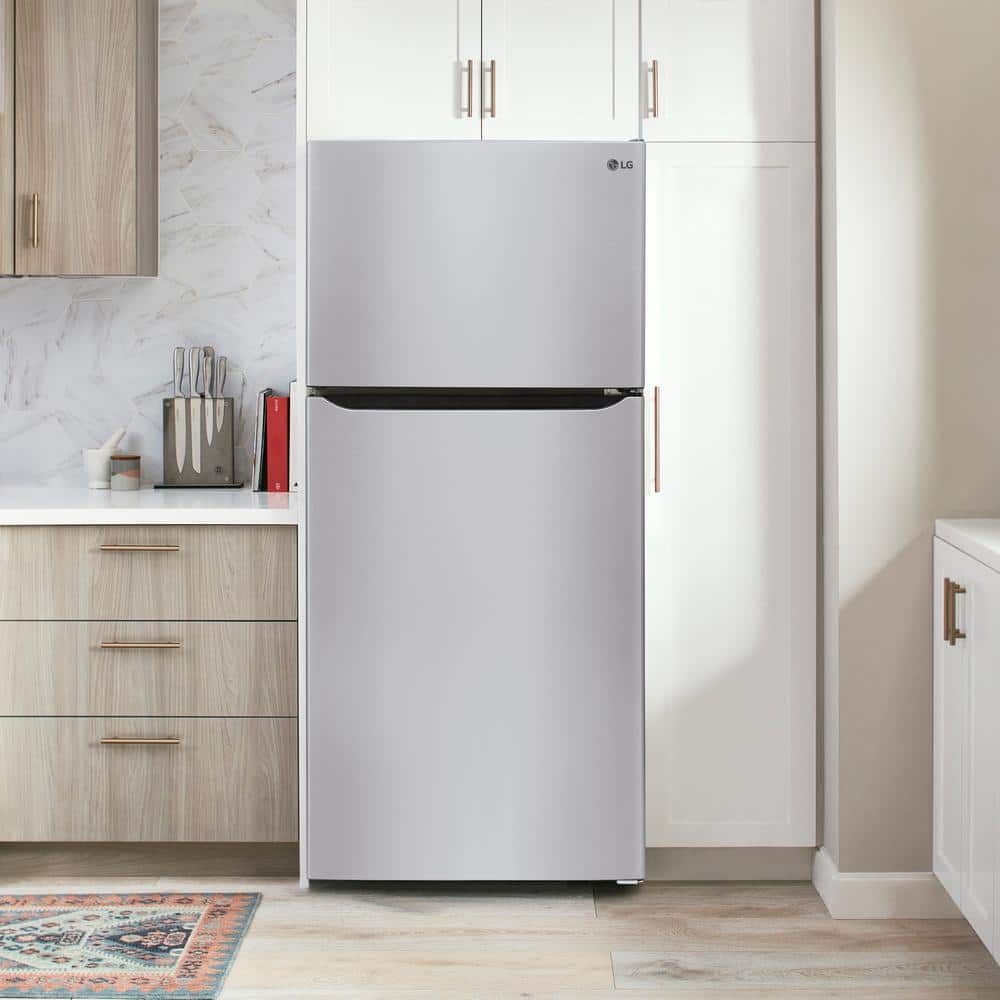 LG 24 cu.ft. Stainless Steel Top Freezer Refrigerator with Ice Maker