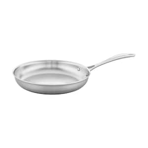 Spirit 10 in. Stainless Steel Frying Pan in Silver