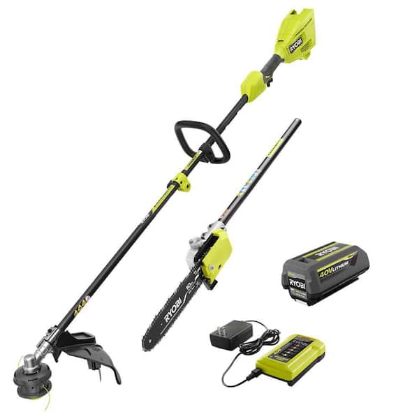 RYOBI 磯ss RYOBI 40V 15 in. Expand-It Cordless Battery Attachment Capable