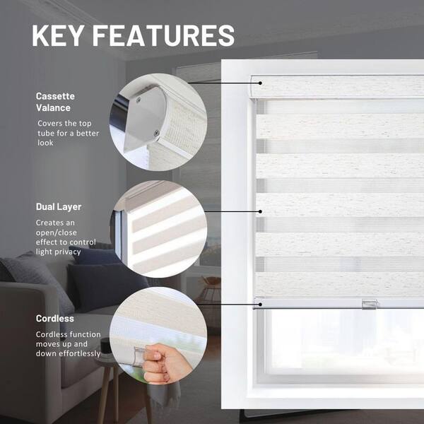 Chicology Basic Natural Cordless Cut-to-Width Light
