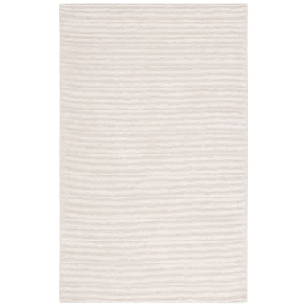Soho 4 ft. x 6 ft. Ivory Distressed Striped Area Rug