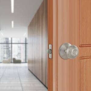 Hartford Satin Nickel Hall/Closet Passage Door Knob (10-Pack)