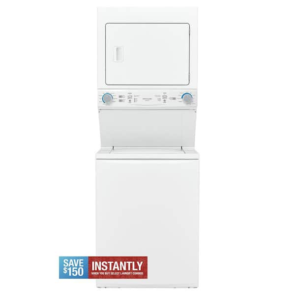 3.9 cu. ft. Washer and 5.5 cu. ft. Electric Dryer Combo in White with Quick Wash & Dry Cycle and MaxFill Wash Cycle