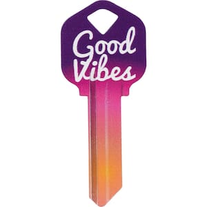 #66 Good Vibes Key Blank