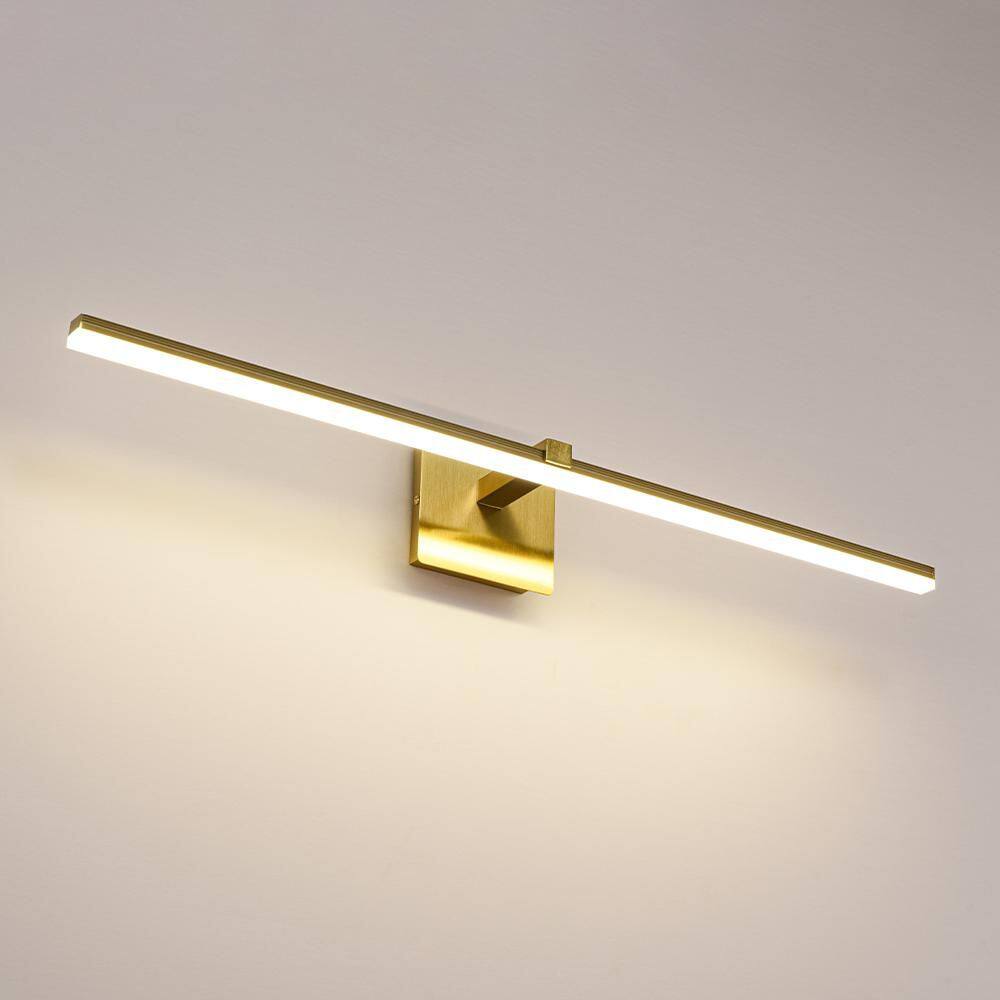 Nimbus 1-Light 31.5 in.W Brass Linear LED Vanity Light with 3CCT for Bathroom and Hallway price history on PriceWatchPro