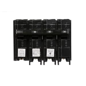 30 Amp Three-Pole Type QP Circuit Breaker with 120-Volt Shunt Trip