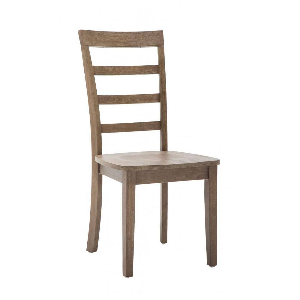Gray Rubberwood 3-Piece Drop Leaf Dining Set