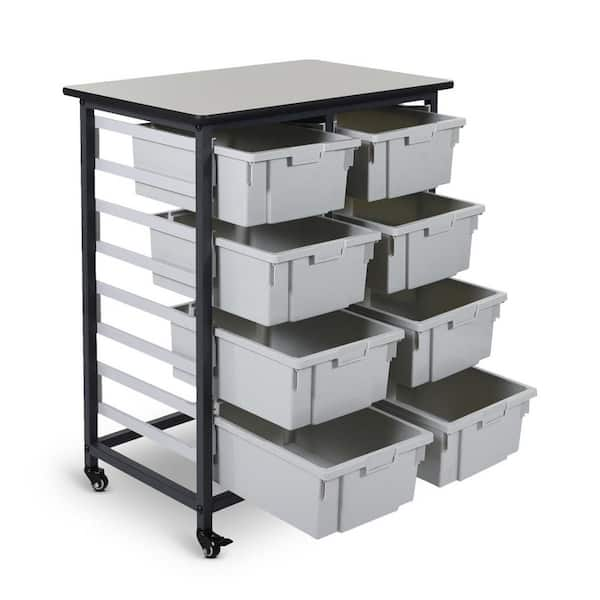 Modular Classroom Storage Cabinet - Single module with 3 large bins  MBS-STR-11-3L - The Home Depot