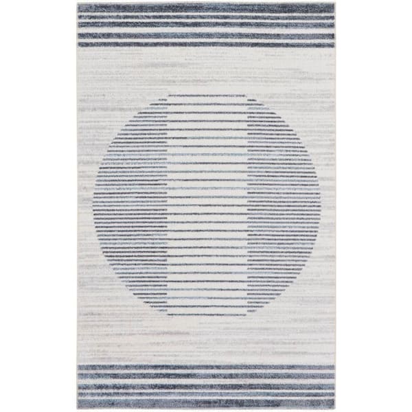 Nourison Astra Machine Washable doormat 2 ft. x 4 ft. Linear Contemporary Kitchen Area Rug