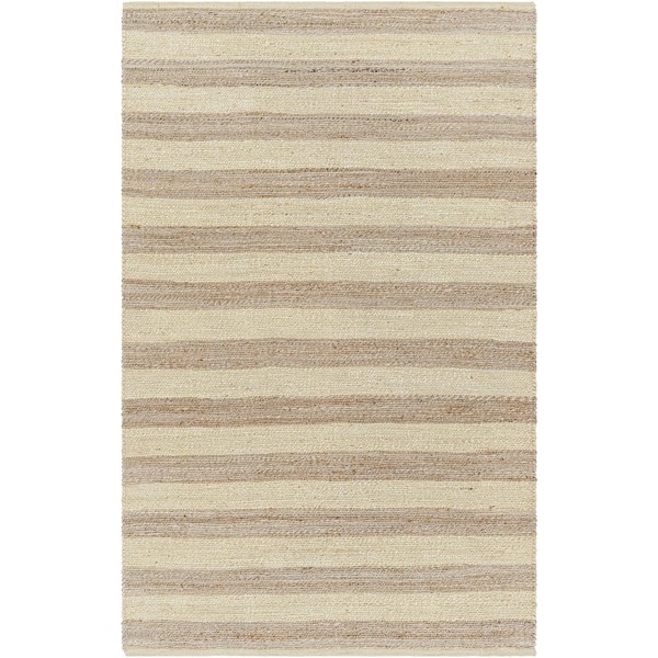 Livabliss Atina Tan/Cream 8 ft. x 10 ft. Cottage Indoor Area Rug