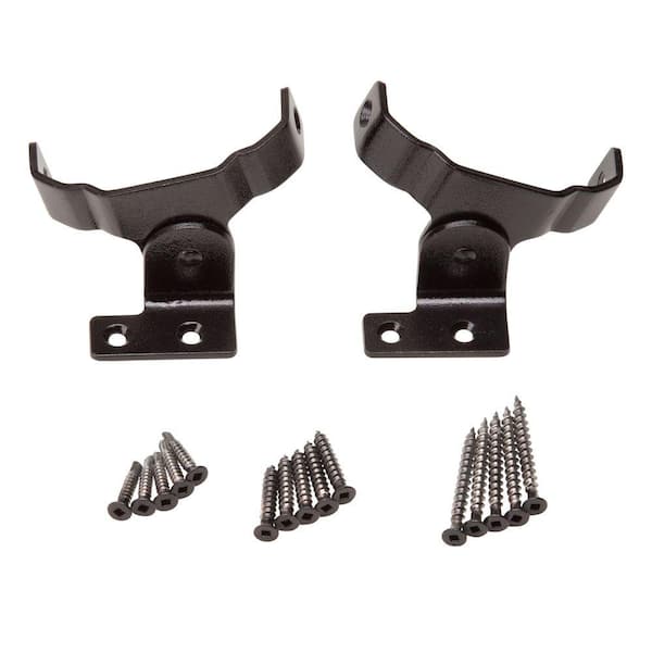 Marquee Railing Metal Black Right Multi-Angle Bracket Kit