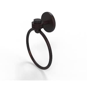 Satellite Orbit One Collection Towel Ring with Dotted Accent in Venetian Bronze