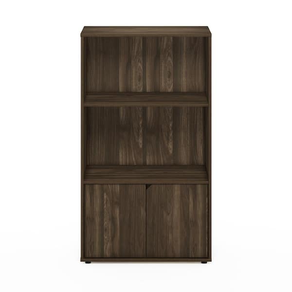 Furinno 48 in.JAYA Columbia Walnut Kitchen Storage Shelf with