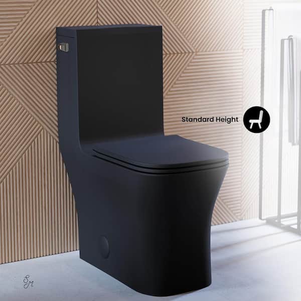 Swiss Madison Concorde 1-piece 1.28 GPF Single Flush Square Toilet