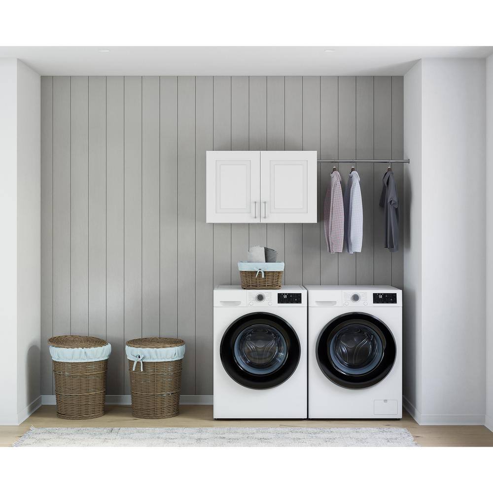 MILL'S PRIDE 12 in. x 23 in. x 60 in. Greenwich Verona White Plywood