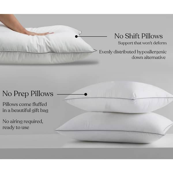 Machine washable bed pillows best sale