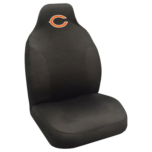 FANMATS NFL - Chicago Bears Black Polyester Embroidered 0.1 in. x 20 in. x 40 in. Seat Cover